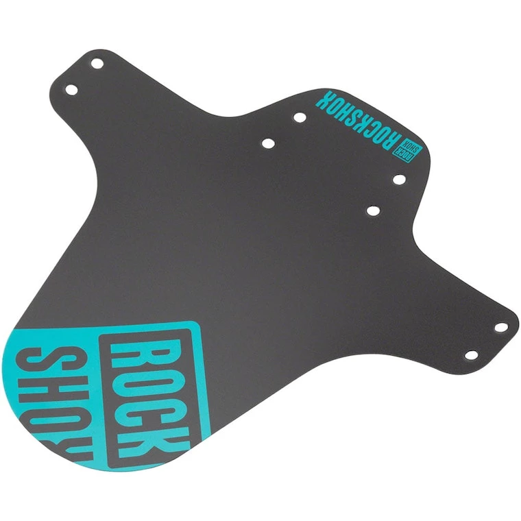 RockShox MTB Fender Black Short Zip Tie With Teal Print 2022 | Mudguards - Image 4