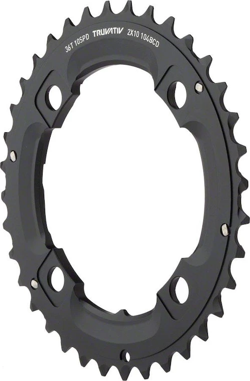SRAM Chain Ring Mtb 36t 104 S1 49 Chainline Al5 2x10 No Pin 2022 | Rings - Image 3