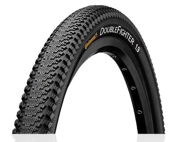 Pack Of 2 Continental Double Fighter III Tire 700 X 35 Clincher Wire Black 2017 | Tires