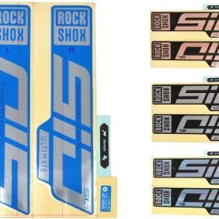 RockShox Fork Decal Kit Sid Sl Ultimate 27/29 Gloss Polar Foil For Blue (2021) 2022 | Frameskins