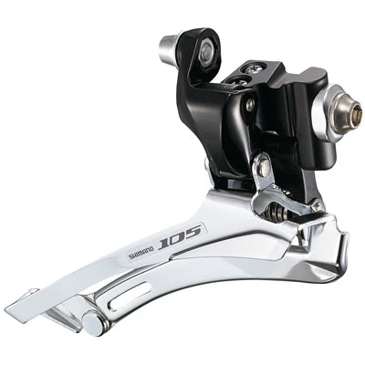 Shimano 105 FD-5700 10-Speed Braze-On Double Front Derailleur Black 2017 | Braze On