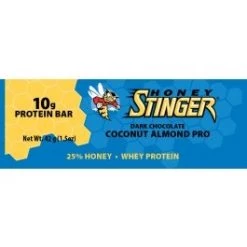 Honey Stinger 10g Protein Bar Chocolate Coconut Almond Box Of 15 Gluten-Free 2017 | Bars