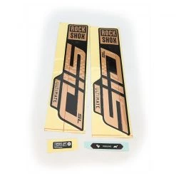 RockShox Fork Decal Kit Sid Sl Ultimate 27/29 Matte Copper Foil For High Gloss Black (2021) 2022 | Frameskins