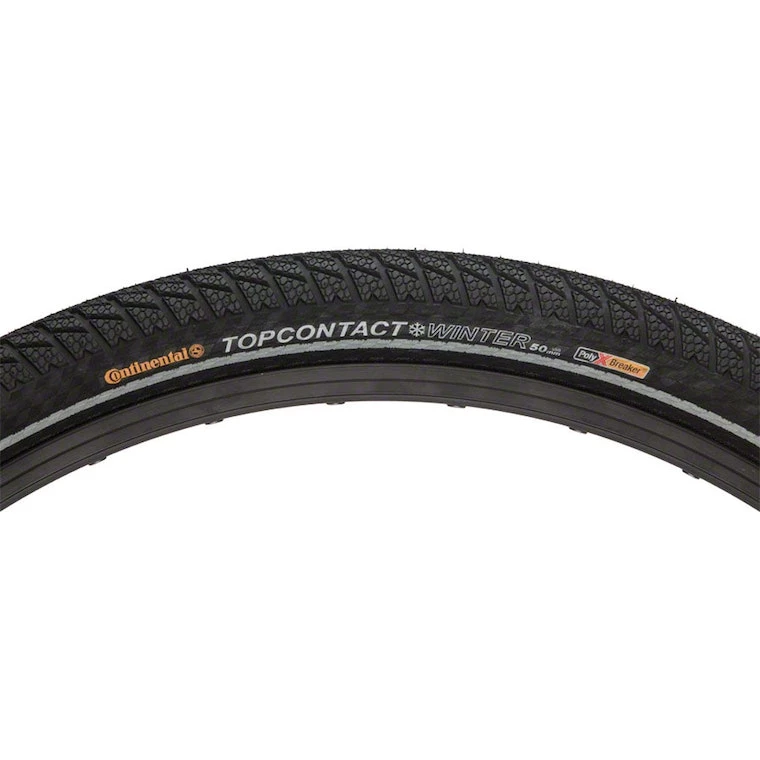 Pack Of 2 Continental Top Contact Winter II Tire 700 X 37 Clincher Black 2017 | Tires - Image 2