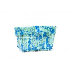 Cruiser Candy Blue/Green Hibiscus Basket Liner | Baskets