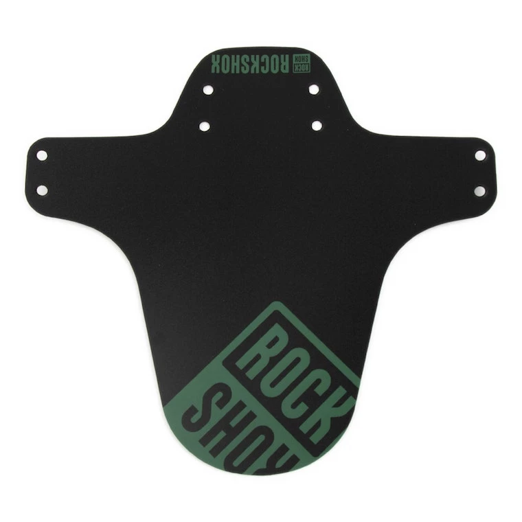 RockShox MTB Fender Black Short Zip Tie With Forest Green Print 2022 | Mudguards