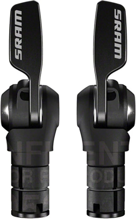 SRAM Shifter Set Aero 500 Aluminum 11sp Rear Friction Front 2022 | Shifter Sets - Image 3
