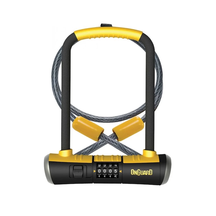 OnGuard Bulldog 8012C Std Combo W/4`x10mm Cable 8012C 13mm 5x9`/12.7x22.86cm | U Locks - Image 2