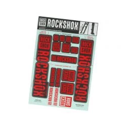 RockShox FORK DECAL KIT - 35mm DUAL CROWN OXY RED MY18 - BOXXER/DOMAIN DUAL CROWN 2022 | Frameskins
