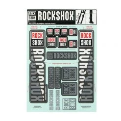 RockShox FORK DECAL KIT - 35mm DUAL CROWN WHITE MY18 - BOXXER/DOMAIN DUAL CROWN 2022 | Frameskins