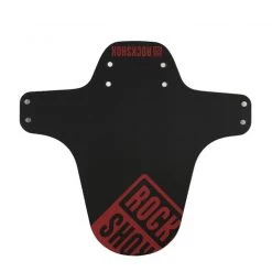 RockShox MTB Fender Black Short Zip Tie With Fire Red Print 2022 | Mudguards