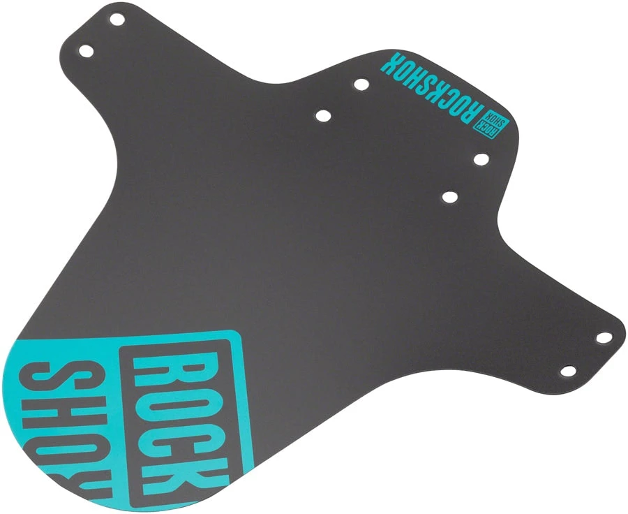 RockShox MTB Fender Black Short Zip Tie With Teal Print 2022 | Mudguards - Image 3