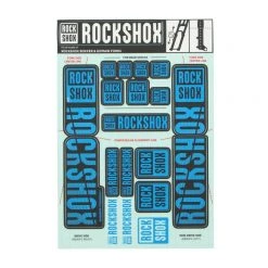 RockShox FORK DECAL KIT - 35mm DUAL CROWN WATER BLUE MY18 -BOXXER/DOMAIN DUAL CROWN 2022 | Frameskins