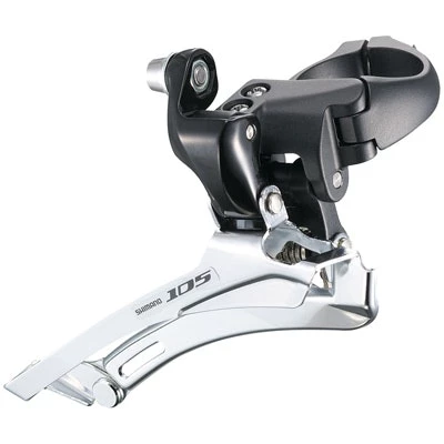 Shimano 105 FD-5700 Front Derailleur - 2x10-Speed, 34.9mm Clamp, Black 2017 | Clamp On