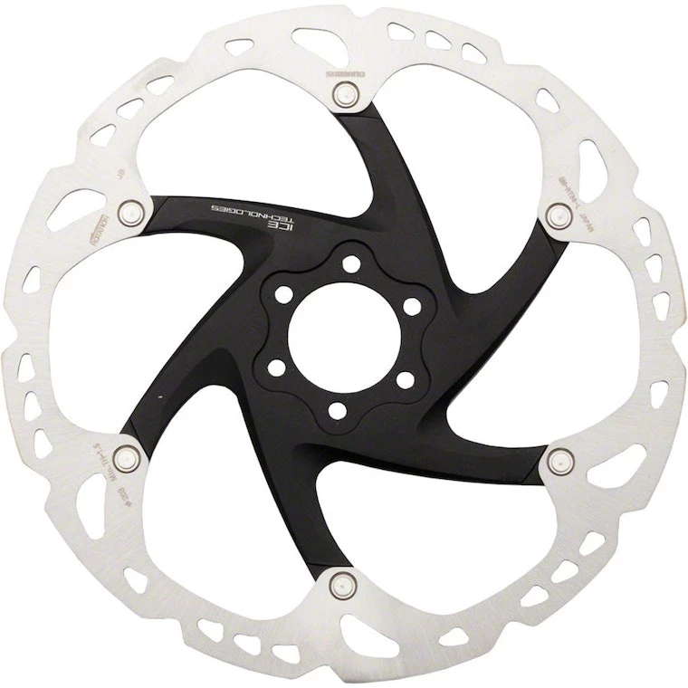 Shimano Deore XT SM-RT86-L Disc Brake Rotor - 203mm, 6-Bolt, Silver/Black 2017 | Brake Rotors - Image 2