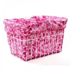 Cruiser Candy Pink Hawaiian Basket Liner | Baskets