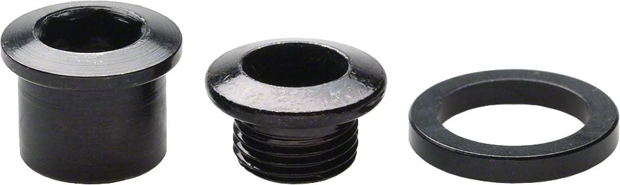 SRAM Chainring Bolt Kit 5x1 M8.5x7 / M8.5x5 Steel Black / 2mm Spacers Qty 5 2022 | Bolts - Image 6