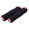 SRAM Locking Grips Contour Foam 129mm Black With Single Red Clamp And End Plugs 2022