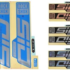 RockShox Fork Decal Kit Sid Ultimate 27/29 Gloss Polar Foil For Blue (2021) 2022 | Frameskins