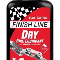 Finish Line Dry Lube Bike Lubricant W/Teflon 4oz Sqz Btl | Chain Lubricants