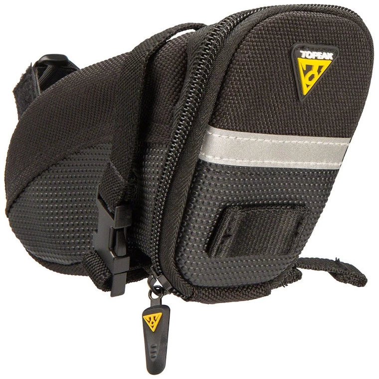 Topeak Aero Wedge Seat Bag - Strap-on Small, Black | Saddle Bags - Image 2