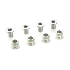 SRAM Chainring Bolt Kit 4x2 M10 Aluminum / M8 Steel Grey Qty 4 2022 | Bolts