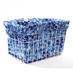 Cruiser Candy Blue Hawaiian Hibiscus Basket Liner | Baskets