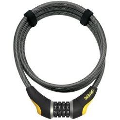 OnGuard Akita Non-Coiled Combo Cable 10 | Cable Locks