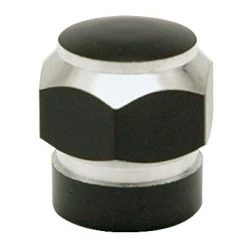 Trick Topz Hex 2 Tone Black | Valve Caps & Adaptors