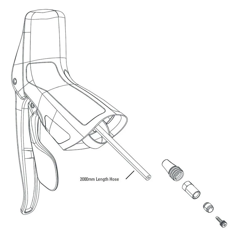 SRAM Shifter Brake Lever Exchange Hydraulic Red 22 Rear 2022 | Brake Levers - Image 3