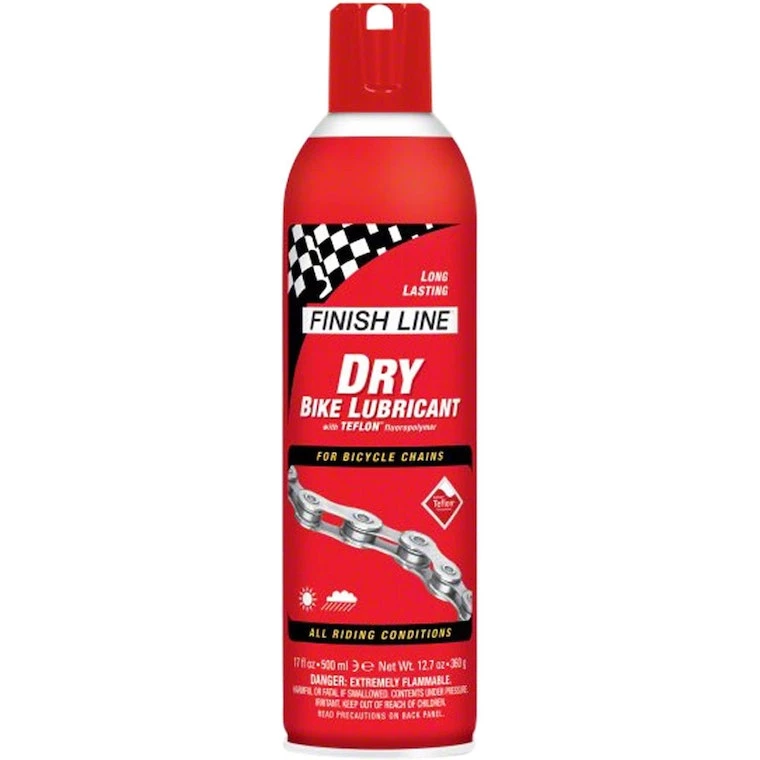 Finish Line Dry Lube Bike Lubricant W/Teflon 17oz Aerosol | Chain Lubricants - Image 2