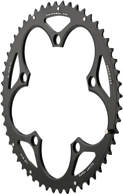 SRAM Chain Ring Road 53t 130 V4 Aluminum 4mm Black 2022 | Rings - Image 7
